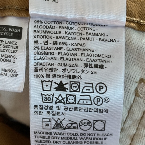 Levi’s 541™ Athletic Taper Fit Stretch Caraway Twill Jean style Pants size 33 - Picture 11 of 12